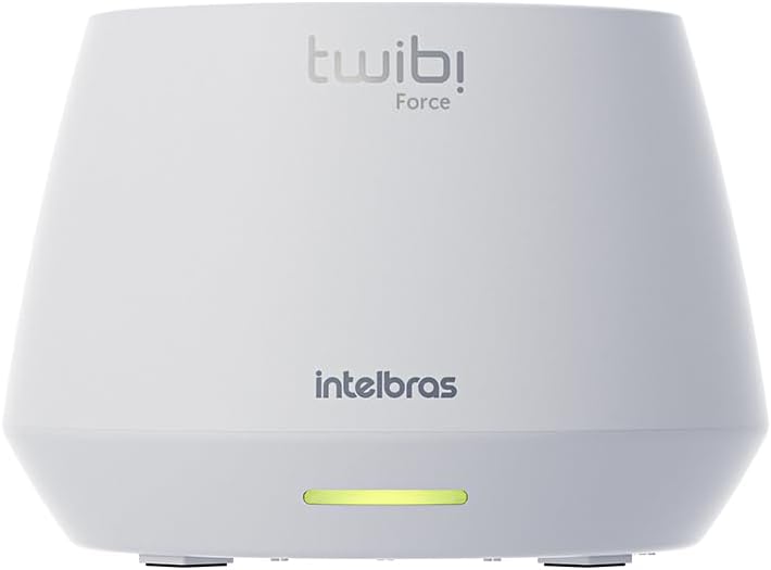 Conjunto de Roteador Sem Fio WI-FI 6 Twibi Force AX Branco Intelbras