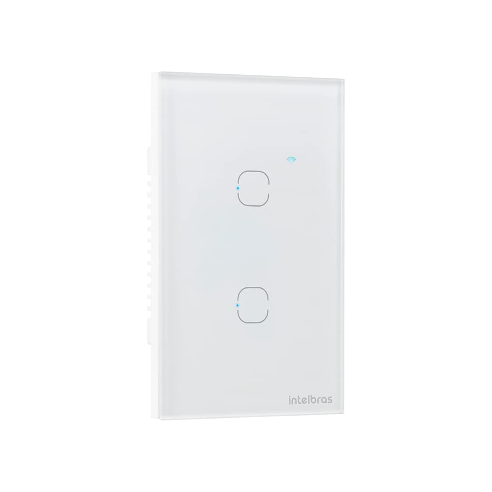 Interruptor Smart Wi-Fi Touch 2 Intelbras EWS 1002 Branco
