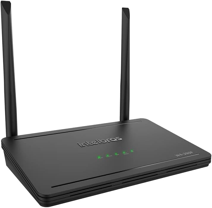 Roteador Residencial Wireless Wi-Force W4-300F Preto Intelbras