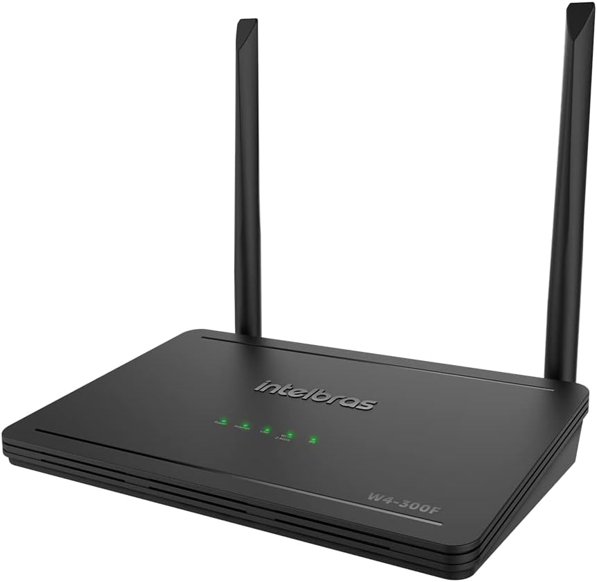 Roteador Residencial Wireless Wi-Force W4-300F Preto Intelbras