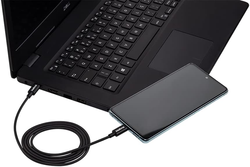 INTELBRAS Cabo USB-C 1,2m PVC EUCC 12PP Preto