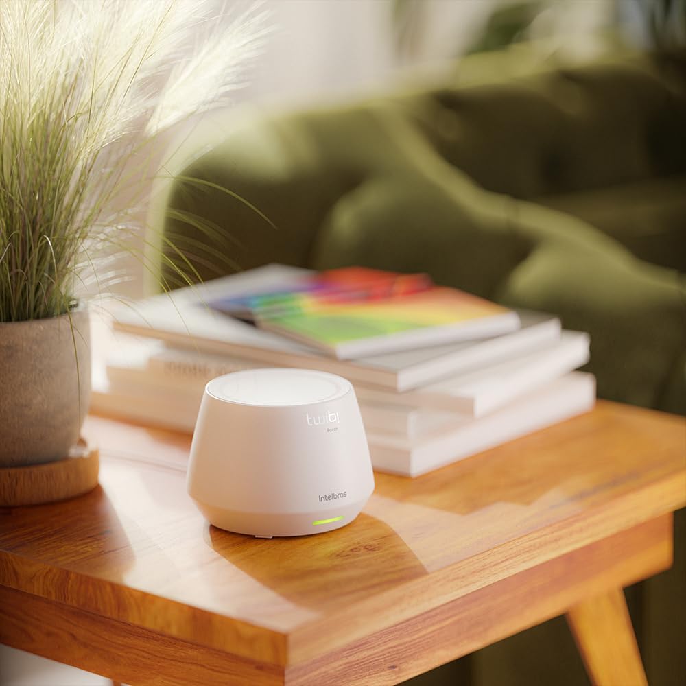 Conjunto de Roteador Sem Fio WI-FI 6 Twibi Force AX Branco Intelbras
