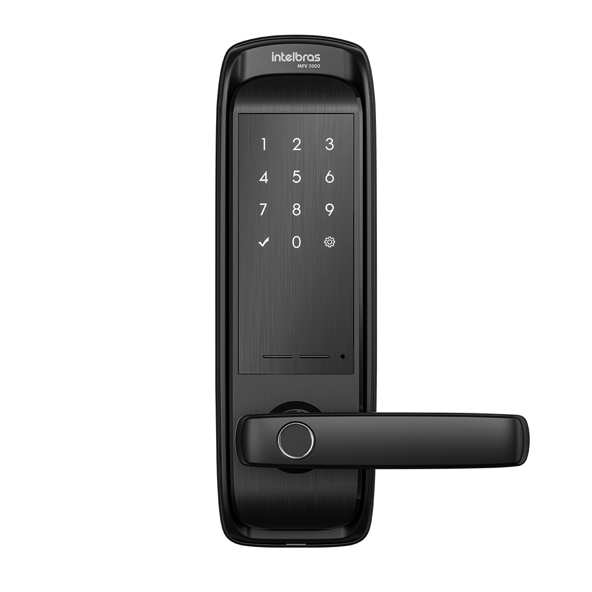 Fechadura Inteligente de Embutir com Biometria MFV 3000 Intelbras
