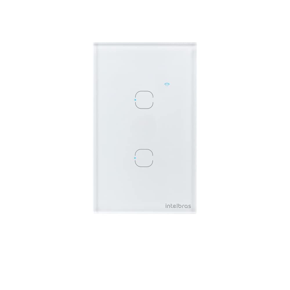 Interruptor Smart Wi-Fi Touch 2 Intelbras EWS 1002 Branco