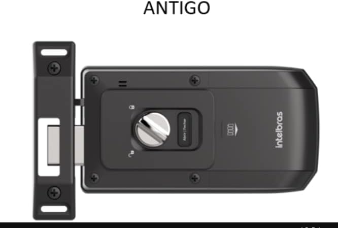 Fechadura Digital de Sobrepor Touch Screen FR 101 Preto Intelbras