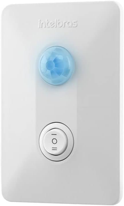 Sensor de Presença para Iluminação com Interruptor ESPI 180 E+ Branco Intelbras
