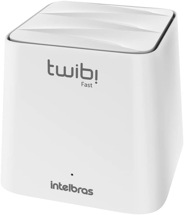 Sistema Wi-fi Mesh Intelbras Duas Unidades Twibi Fast Branco