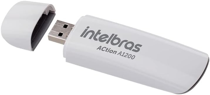 Adaptador USB Wireless Dual Band ACtion A1200 Branco Intelbras