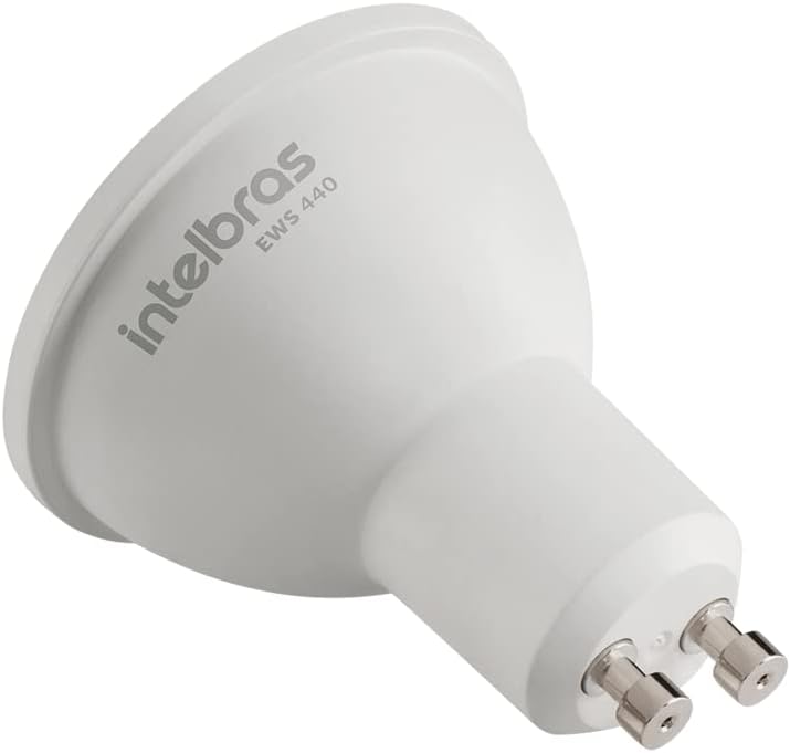 Lâmpada LED Spot Smart Wi-Fi Compatível com Alexa EWS 440 Branco Intelbras