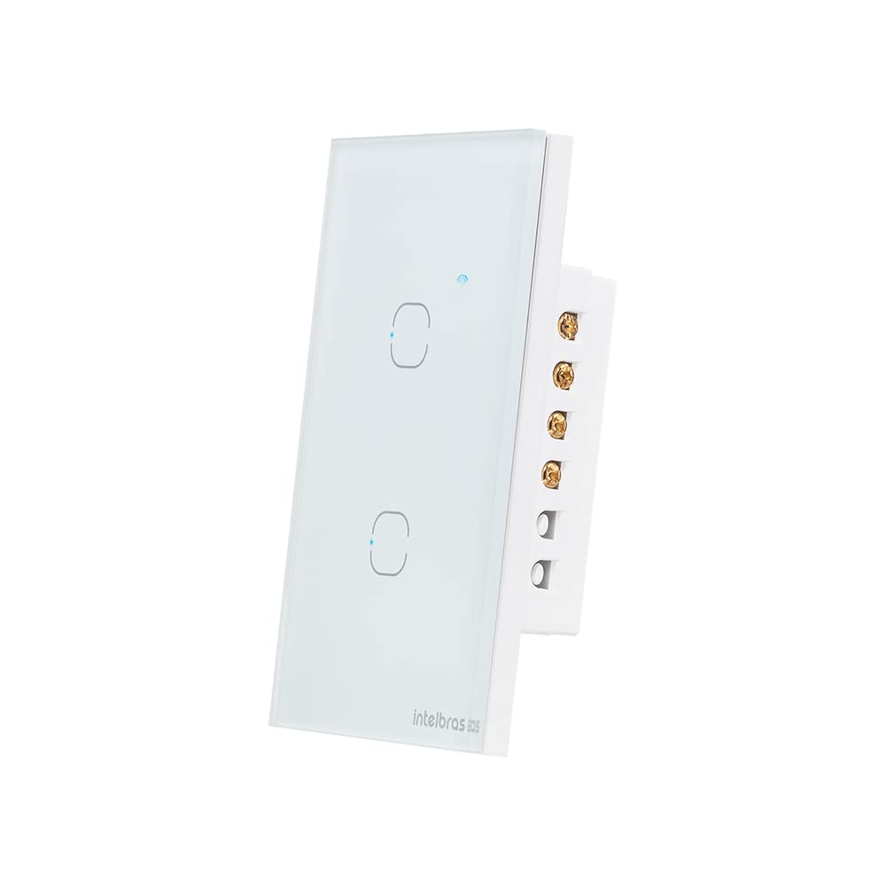 Interruptor Smart Wi-Fi Touch 2 Intelbras EWS 1002 Branco