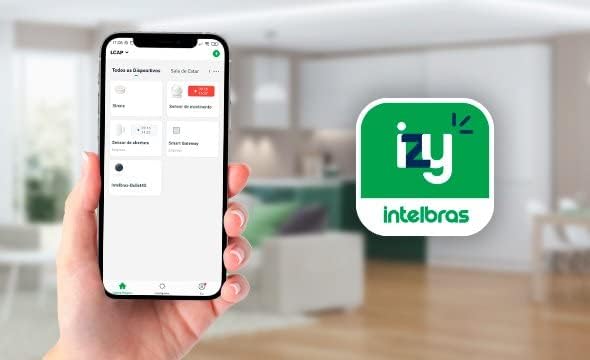 Câmera de Segurança Interna Izy Smart Compatível com Alexa Wi-fi IZC 1003 Branco Intelbras