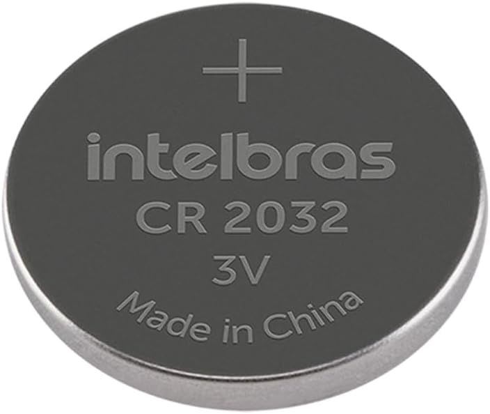 Bateria De Litio Intelbras Blister 5 Unidades Cr 2032