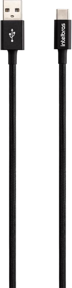 INTELBRAS Cabo USB-C 1,5m Nylon EUAC 15NP Preto