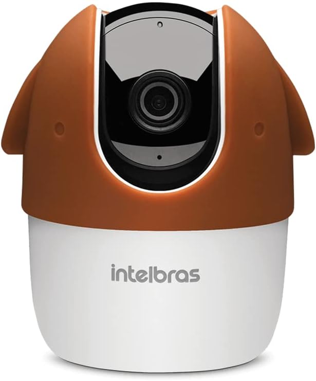 Capa de Silicone para Câmera iM4 Intelbras Cachorro Marrom