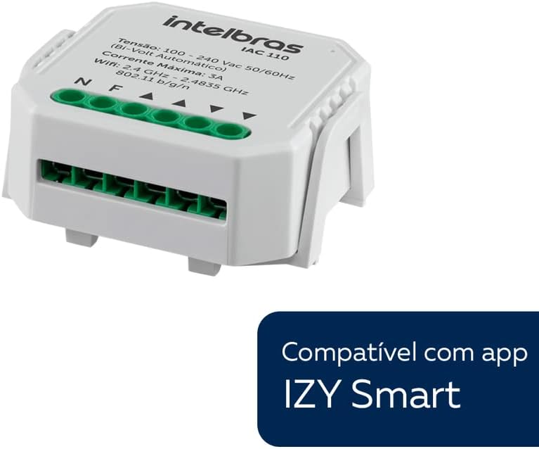 Acionador de Cortinas Izy Smart IAC 110 Branco Intelbras