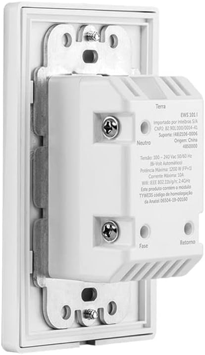 Interruptor Inteligente Izy Smart WiFi EWS 101 I Branco Intelbras