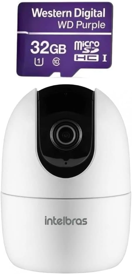 Câmera Inteligente Interna 360° Compatível com Alexa Wi-Fi Full HD IM4 C Branco Intelbras