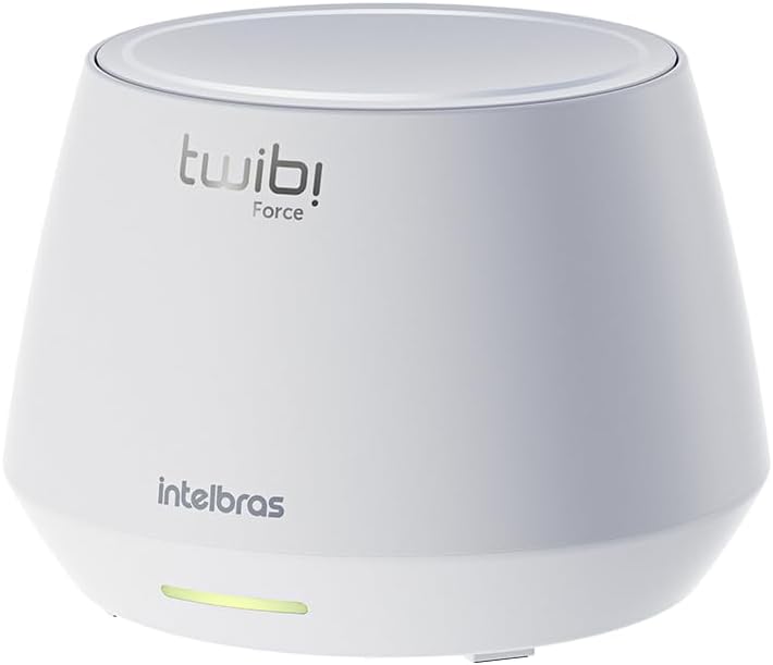 Conjunto de Roteador Sem Fio WI-FI 6 Twibi Force AX Branco Intelbras