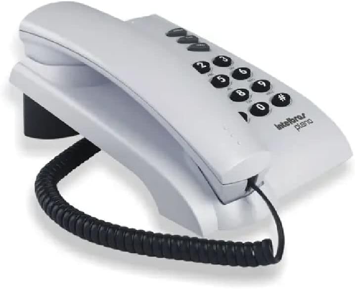 Telefone com Fio Pleno Cinza Ártico Intelbras