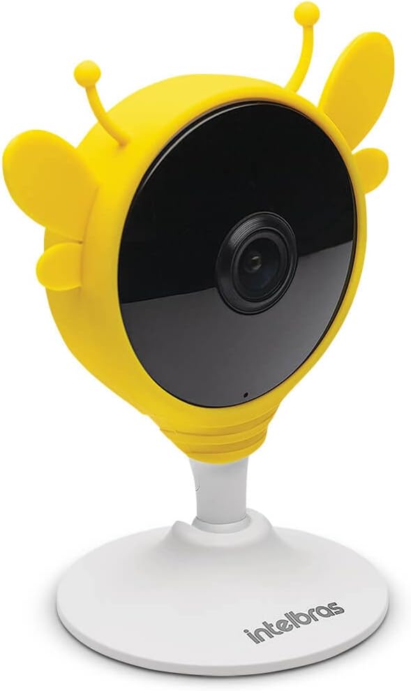 Capa de Silicone para Câmera iM3 Intelbras Abelha Amarelo