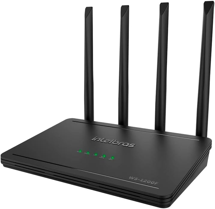 Roteador Wireless Intelbras Wi-force W5-1200F Preto