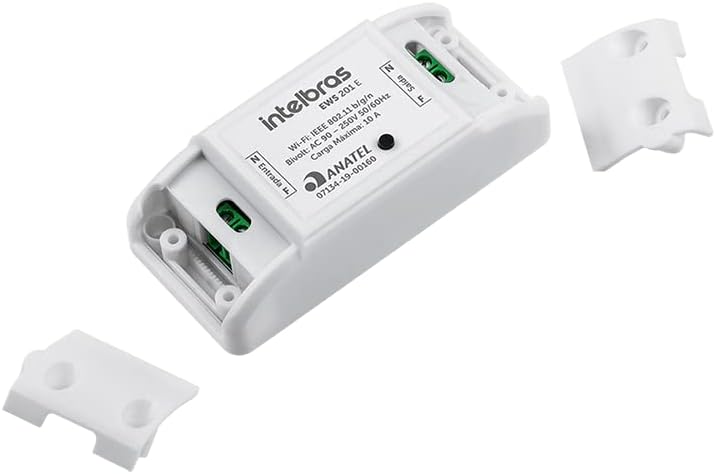 Interruptor Controlador de Cargas Izy Smart Wi-Fi EWS 201 E Branco Intelbras
