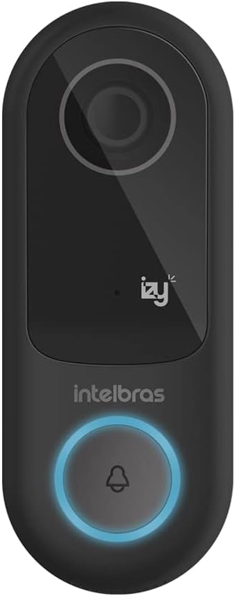 Vídeo Porteiro Izy Smart IVW 3000+ Preto Intelbras