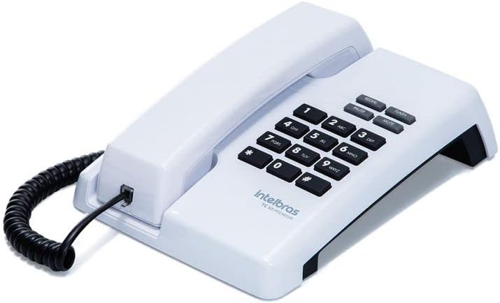 Telefone Com Fio TC 50 PREMIUM Branco Intelbras