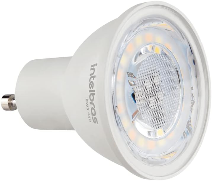 Lâmpada LED Spot Smart Wi-Fi Compatível com Alexa EWS 440 Branco Intelbras