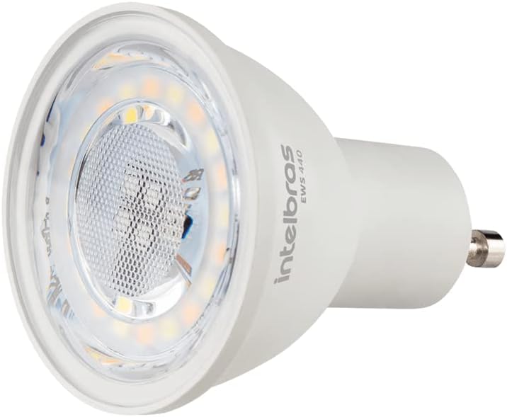 Lâmpada LED Spot Smart Wi-Fi Compatível com Alexa EWS 440 Branco Intelbras