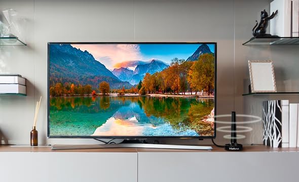 Antena de TV Interna UHF/HDTV AI 2025 Preto Intelbras