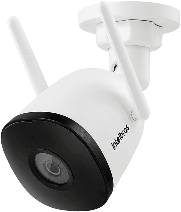 Câmera de Vídeo Externa Smart Compatível com Alexa Wi-fi IZC 1005 Branco Intelbras