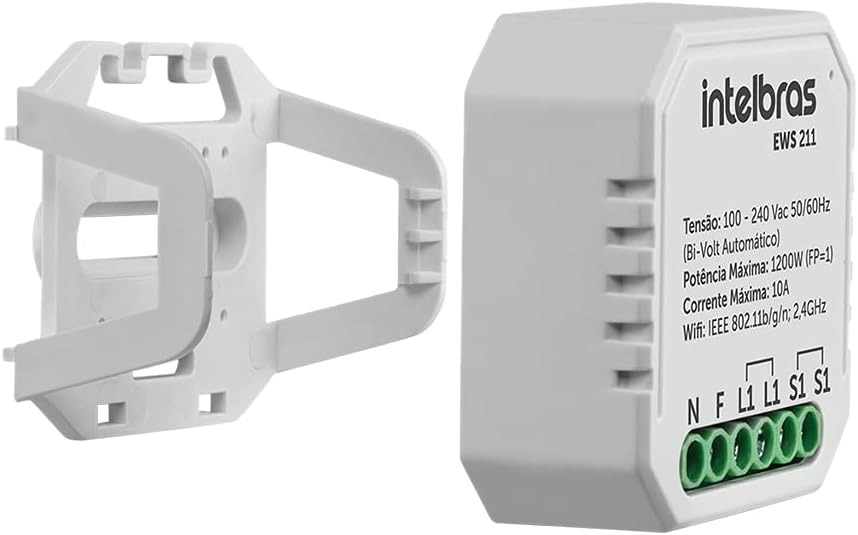Mini Controlador de Carga Inteligente Wi-fi Izy Smart intelbras EWS 222 Branco