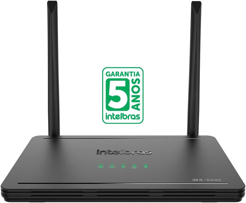 Roteador Residencial Wireless Wi-Force W4-300F Preto Intelbras