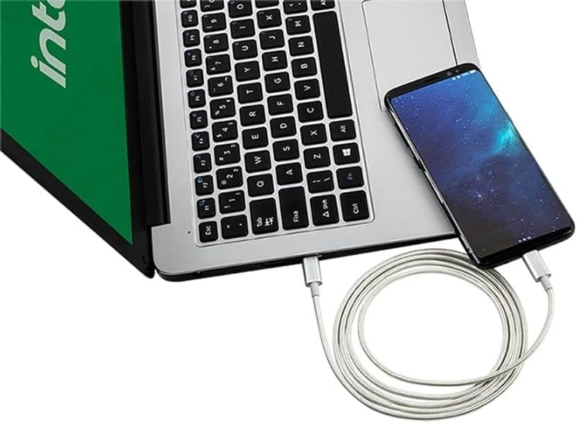 Cabo USB-C 1,5m em Nylon Intelbras EUCC 15NP Preto