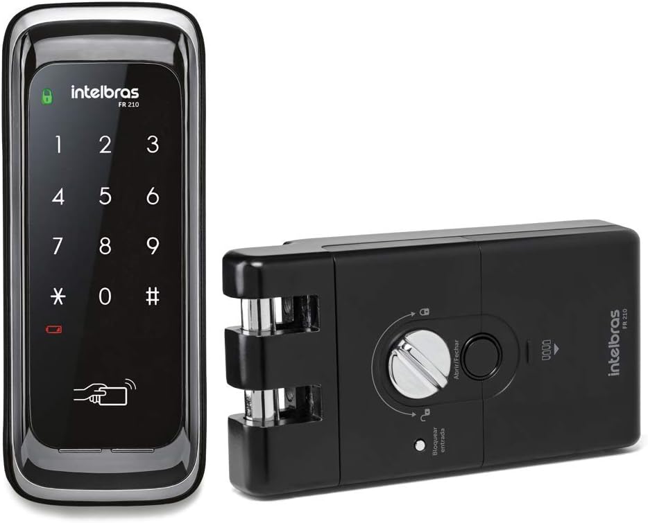 Fechadura Digital FR 210 Preto Intelbras