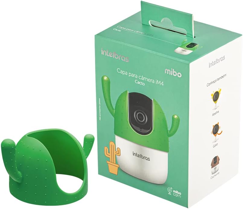 intelbras Capa de Silicone para Câmera iM4 Cacto Verde