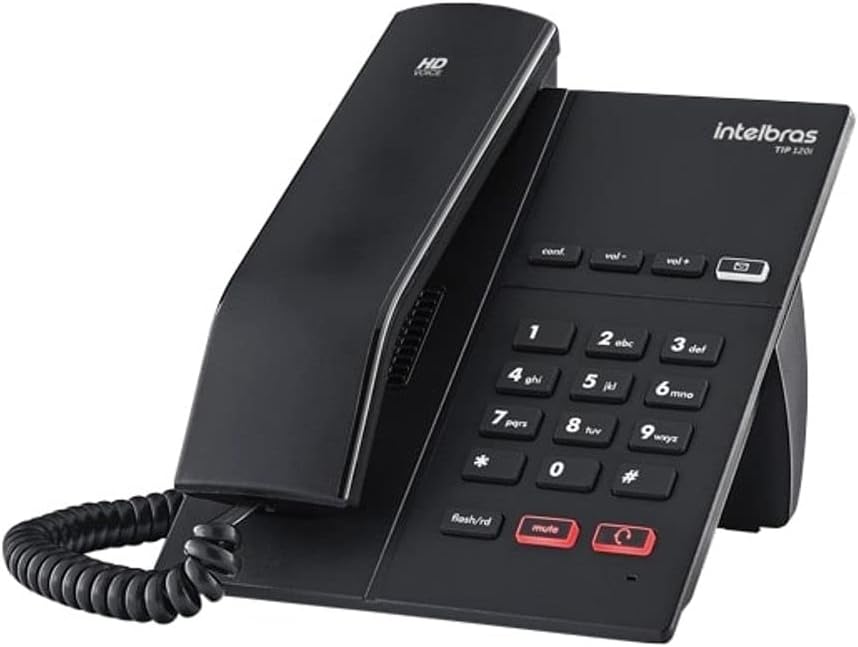 Telefone TIP 120i Preto Intelbras