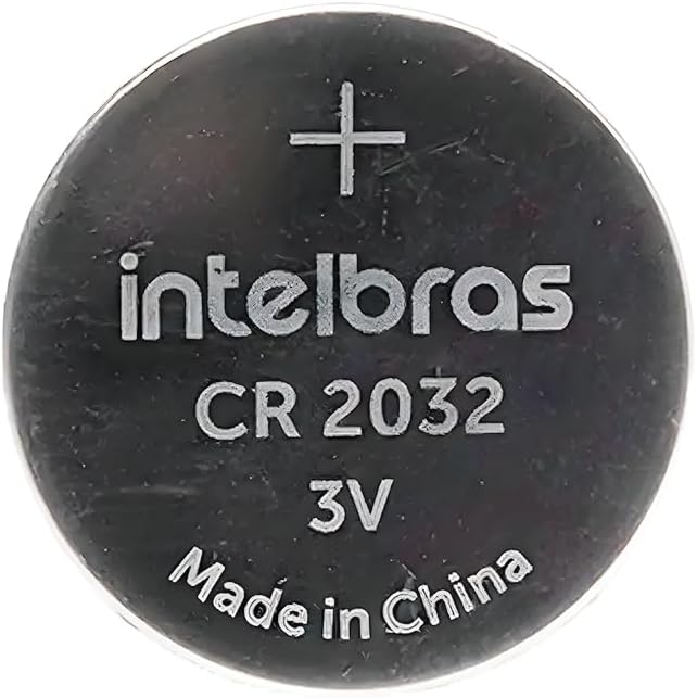 Bateria De Litio Intelbras Blister 5 Unidades Cr 2032