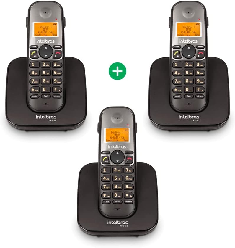 Ramal Sem Fio Digital TS 5121 Preto Intelbras