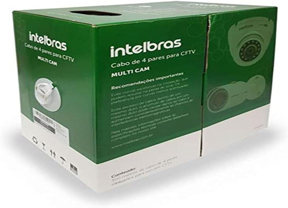 Cabo CFTV MC8CBR Branco Intelbras