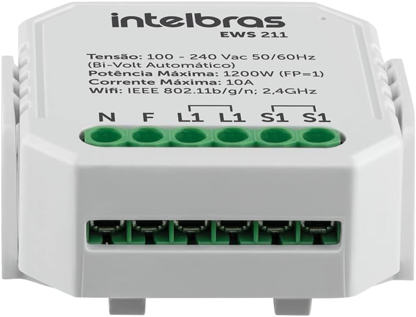 Mini Controlador de Carga Inteligente Wi-fi Izy Smart intelbras EWS 222 Branco