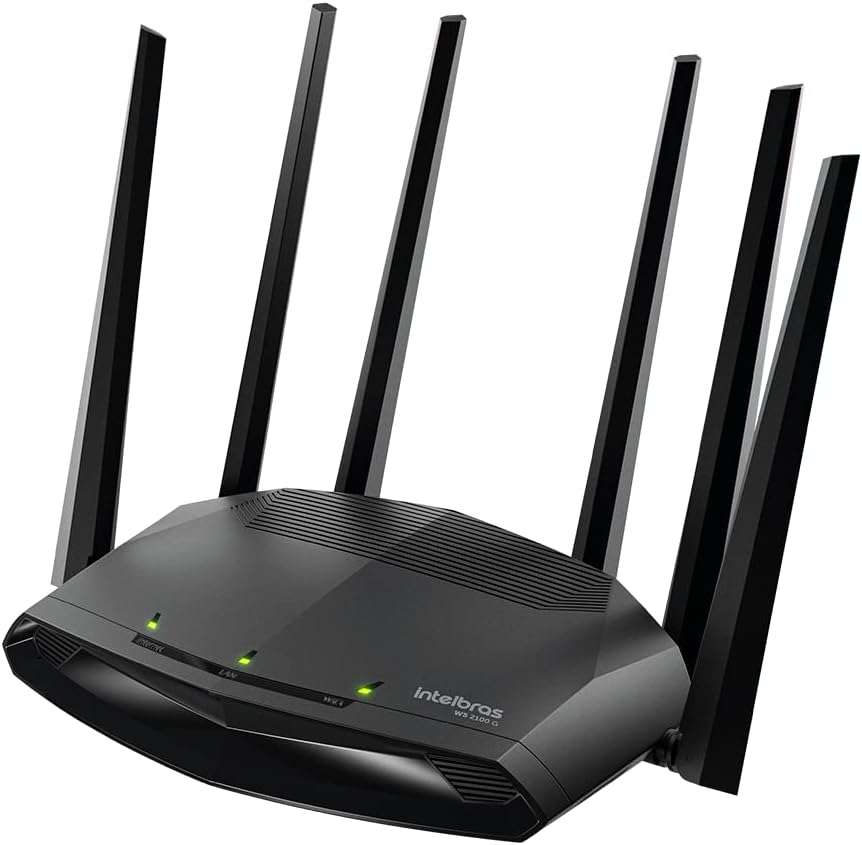 Roteador Wi-Fi 5 Wi-Force W5-2100G Preto Intelbras