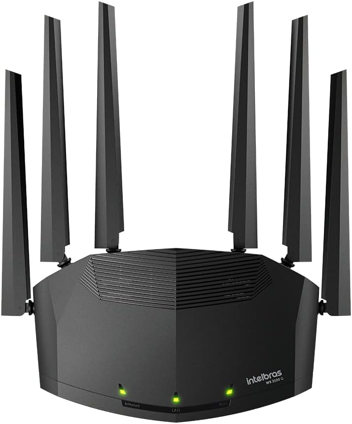 Roteador Wi-Fi 5 Wi-Force W5-2100G Preto Intelbras