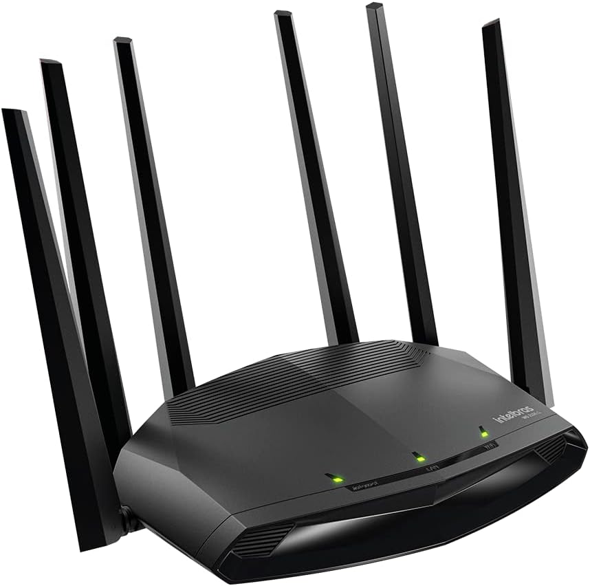 Roteador Wi-Fi 5 Wi-Force W5-2100G Preto Intelbras