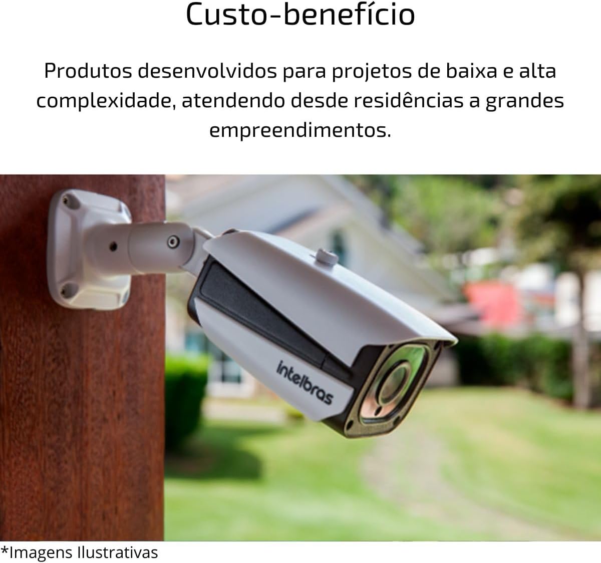 Cabo CFTV FAST CAM FC80CBR Branco Intelbras