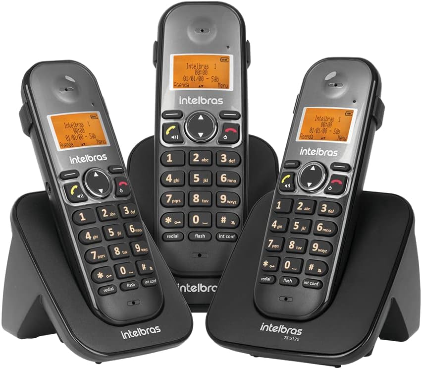 Ramal Sem Fio Digital TS 5121 Preto Intelbras