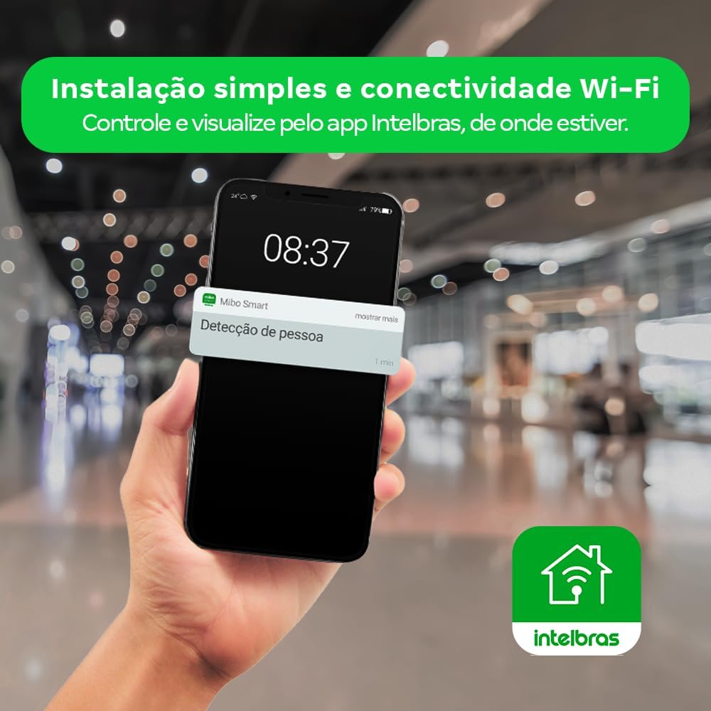 Câmera Inteligente Full HD iM5 SC com cartão MicroSD 32GB Intelbras