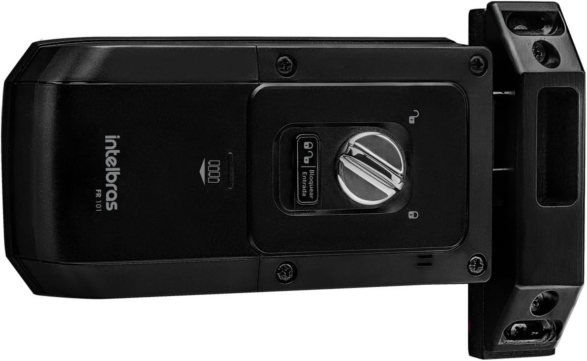 Fechadura Digital de Sobrepor Touch Screen FR 101 Preto Intelbras