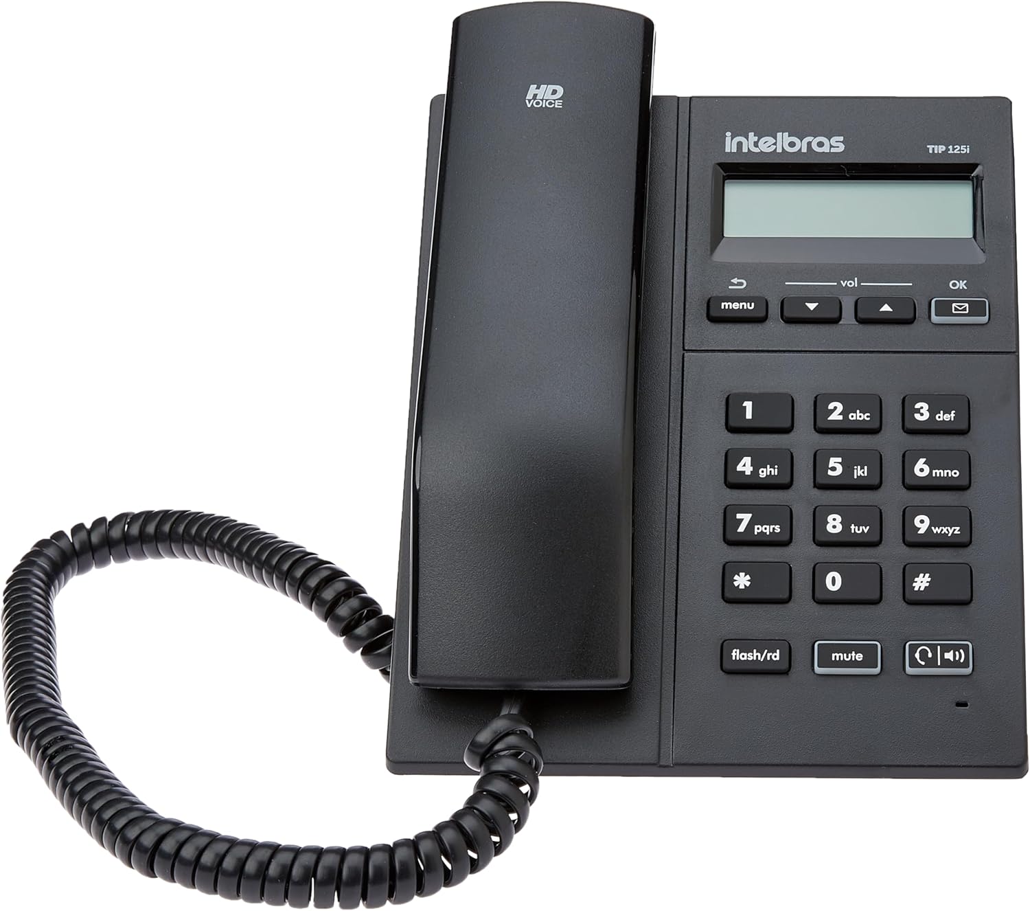 intelbras Telefone IP TIP 125i c/Embalagem colorida, TIP 125i, Preto